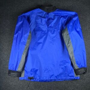 NRS Men's Blue Nylon Neoprene Paddle Kayak Jacket Splash Pullover Size L